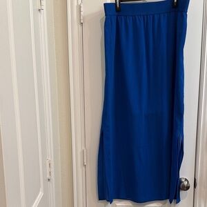 Ann Taylor Vibrant Blue Pencil Skirt